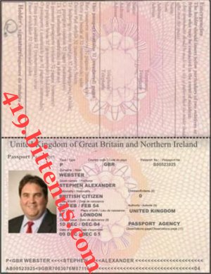 International Passport -Webster